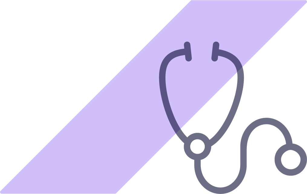 icon showing a stethoscope